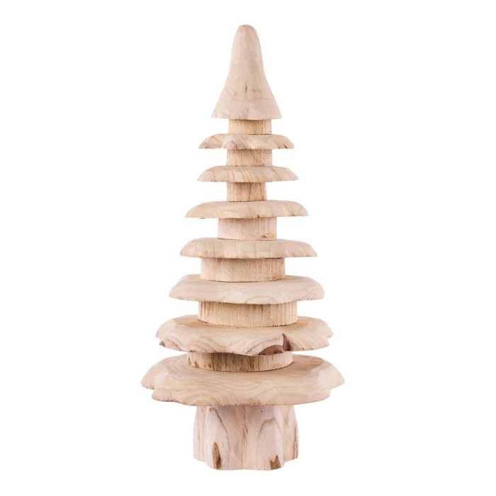 ALBERO IN LEGNO CM.28x28x60